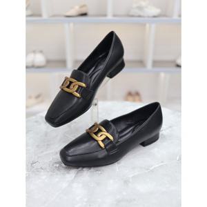 [블리아르]소가죽 골드장식 쿠션 여성 데일리 로퍼 3cm BLMD1001