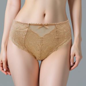 [바바라(언더웨어)]레이스 햄라인 여성 팬티 ABP4447H