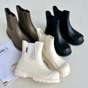 [잇백잇슈]첼시앵클레인부츠 베이직 PVC 장화 심플 캐주얼 여성