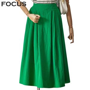 [포커스]비비드 허리 턱 밴딩 스커트 FM4C7SK0138_JK