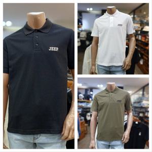 [지프](공용)  쟈갸드  요꼬 피케  카라 반팔티셔츠 JP2TSU701_B