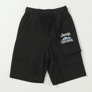 [지프키즈]유스풀 자수 싱글 반바지-KO3TPU204