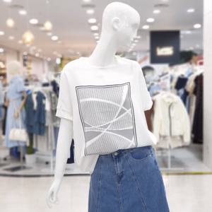 [ab.f.z]프린팅 루즈핏 린넨 티셔츠 FSPNZ3K31H