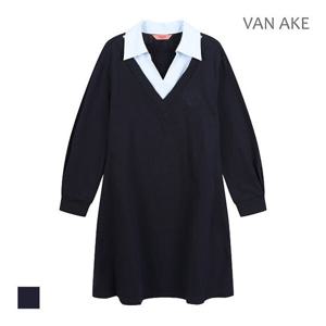 [반에이크][반에이크] 카_라배색 레이어드 원피스_VB34OPMD02Z (