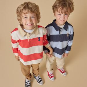 [래핑차일드]래핑차일드 스트라이프 폴로셔츠 85A19-330-02_JJ