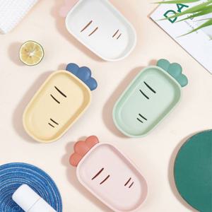HND 귀여운 당근 모양 비누 받침대