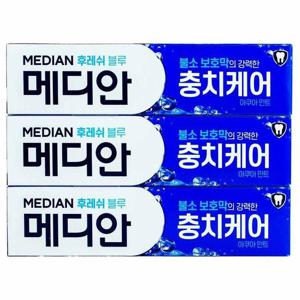 메디안 충치케어 후레쉬 블루 치약 120g x 3개입(134171)