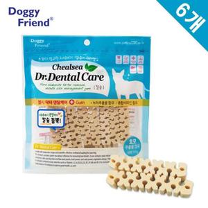 애견개껌 닥터 덴탈케어 칼슘 x6 강아지 입냄