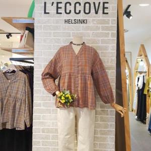 [레코브][대구백화점SG]  LF6109BL559P_노카라 체크 블라우스