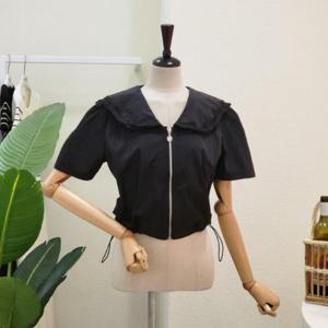 [포커스]  FM3E7JP05197_프릴 빅카라 바스락 점퍼