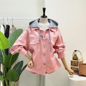 [포커스]  FS3A7JK01192_후드 탈착 데님 자켓