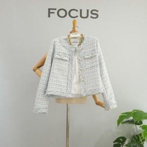 [포커스]  FS2A7JK00492_앞 포켓 트위드 자켓