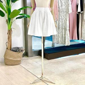 [파르베]  F23B22726_단추 와이드 밴딩 큐롯 팬츠