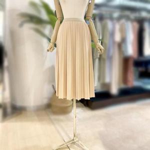 [파르베]  F23A20851_Spring 플리츠 롱 스커트