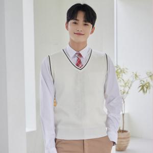 [교복몰]교복몰 블루퍼플체크 블랙 스커트 리본타이 SET 교복