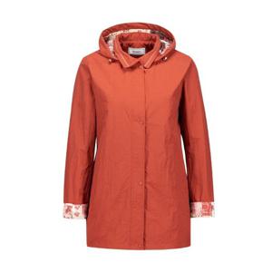 [벨리시앙]탈부착 후드 프린트 배색 트렌치코트 BY4330