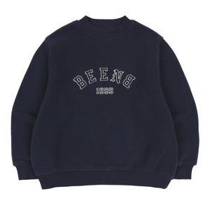 [빈]네이비 폴라프리스 맨투맨 티셔츠BY73TS01NV