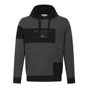 [마스터바니에디션] (411E3SR204)남성 컬러 블록 로고 후드 니트