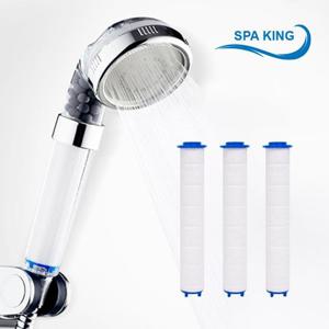 스파킹3중 녹물정수염소제거 필터 샤워기헤드+필터3개