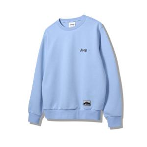 [지프]JP1TSU802 지프 베이직 ICONIC 맨투맨 2024년 블루 티셔츠