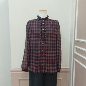 [BCBG]O 타탄 프린트 BL  B5C7B420  24_US