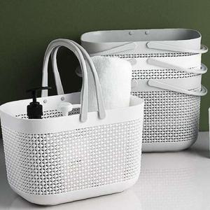 클린 물빠짐 목욕바구니 손잡이 목욕탕 바구니 수납