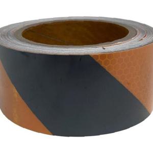 130507 고휘도 위험 반사테이프 황/흑 50mm