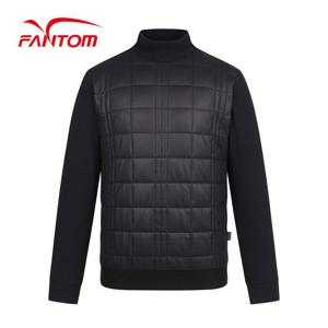 [팬텀] 남성 퀼팅 방풍 긴팔 티셔츠 211C4TH004_BK