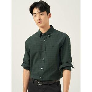 [빈폴멘] 미니 옴브레 체크 셔츠  그린 (BC5864C14M)