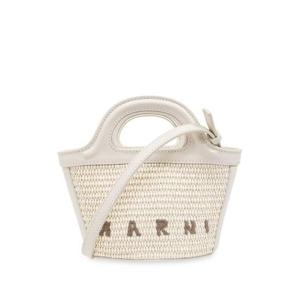 마르니 레더  라피아 트로피컬리아 마이크로백 BMMP0067Q0P38600