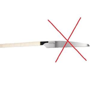 121528 톱대-나무자루 XBEAM-H(톱대) 300mm