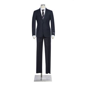 [레노마캐주얼]F/W 멜라지네이비컬러 모직혼방 기본스판 솔리드 정장SET RQDMSJ61A