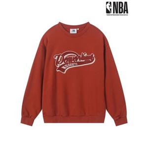 [엔비에이]엔비에이 남녀공용 [DEN][GSW][NYK] 아플리케 레터링 맨투맨 N253TS020P