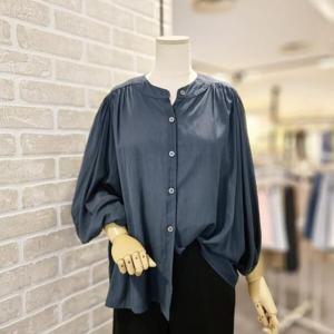 [레코브]LC61D9BL540X_셔링 요크 블라우스