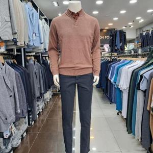 런던포그 HL01 울오버레이어드헨리넥니트5 Lofna401