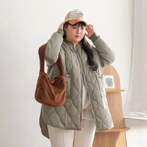 [나크21] (55~120) 시보리넥 롱 퀼팅 점퍼 NK14-J-42