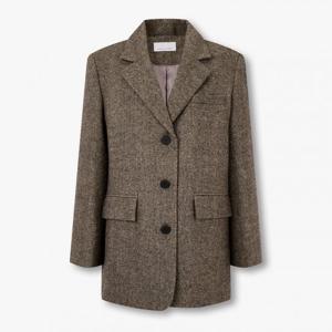 보브  (7155410001) 백 버튼 디테일 싱글 자켓