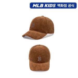 [MLB키즈] 코듀로이 컬시브 레터링 볼캡 (7ACPB0156-43BGS)