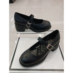 [엘칸토][엘칸토] 여성 소가죽 청키 옥스포드 펌프스LCWD45U539