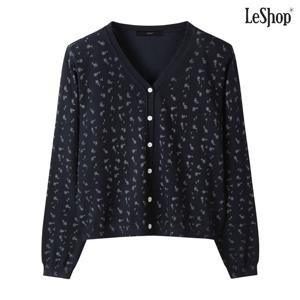 [르샵]플라워 V넥 니트 가디건 (DP3CK005A)