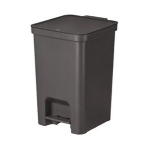 리템 페달형 휴지통 다크그레이 13L