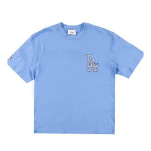 MLB 유니 체커보드 로고 반팔티셔츠 A7 3ATSO0233 07CBL 10WHS 43BKS 50GND