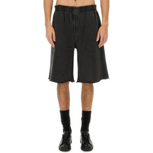 헬무트랭 가먼트 다이드 레귤러 핏 쇼츠 O10HM203 001