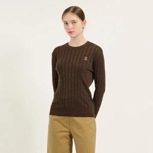 [비씨비지]글리터 립변형 라운드넥 풀오버  B5C8K421