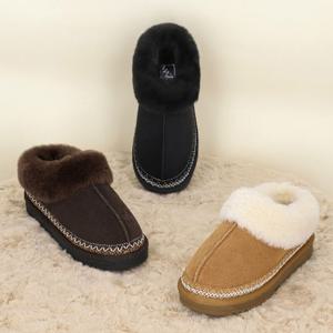 엘칸토 마쯔 여성 웨빙디테일 슬립온 방한화 2.5cm LCWC53M54V