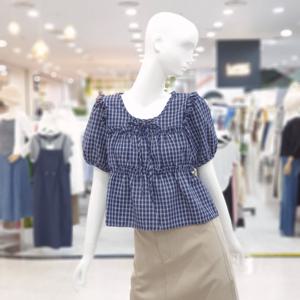 [ab.f.z]큐티 체크 가을 블라우스 FSPZZ3B34