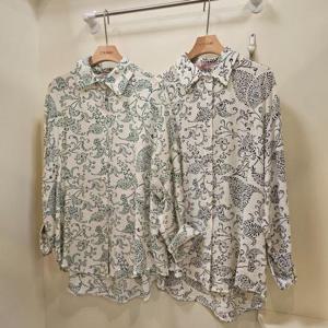 스테파니 HC07 아리  문양 롱셔츠 A25SH5315