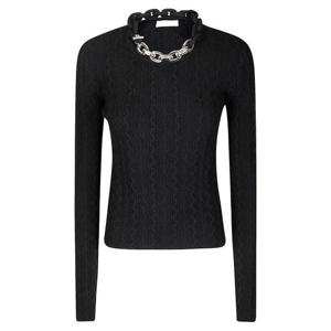 파코라반 긴팔 티셔츠 25AMPU049ML0320 P001 BLACK