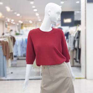 [ab.f.z]라운드 루즈 보들 가을 칠부 니트 FSPNZ4W36J