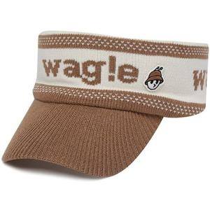 [와이드앵글]여성 WG 로고 니트 썬캡 WWW22C11E3